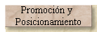 Promoci�n y  
 Posicionamiento